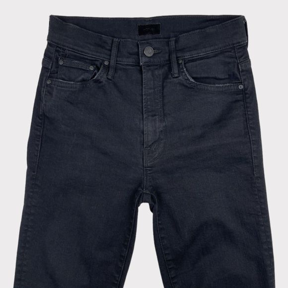 MOTHER The Insider Crop Step Fray Jeans in Not Guilty Women's Size 26 - Picture 3 of 13